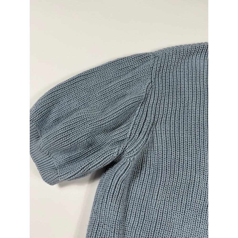 Sonderhaus Coastal Cardigan Light Blue Organic Cotton Large - Picture 8 of 13